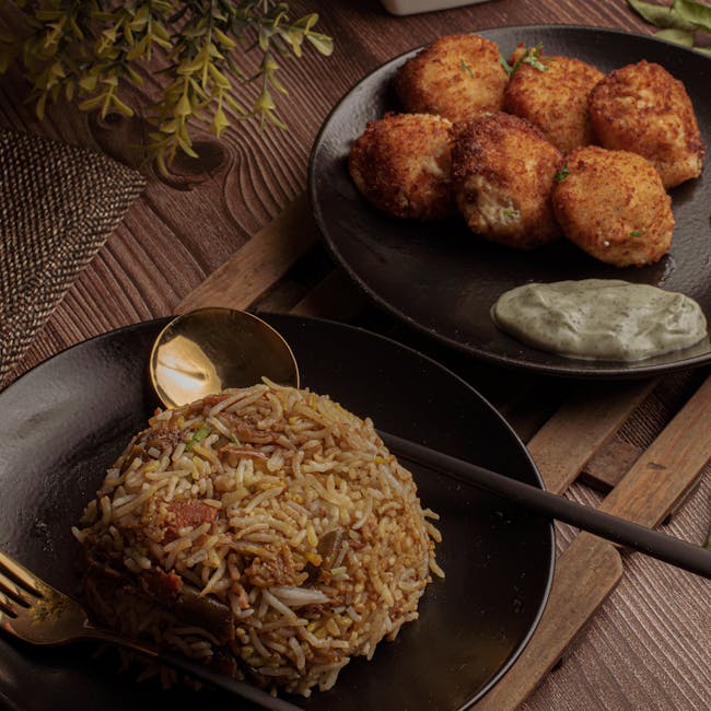 Fried rice platter